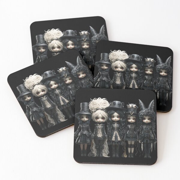 Item preview, Gothic 5 dolls designed and sold by HarriPaloma.