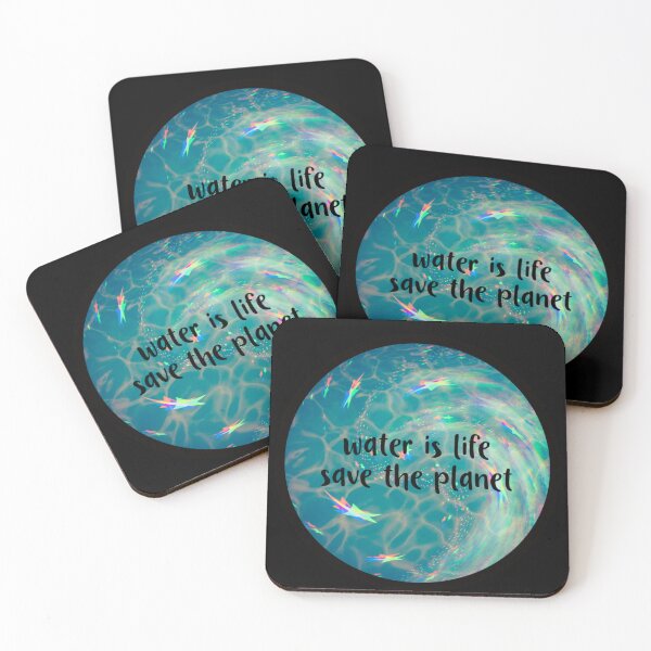 Item preview, water is life save the planet designed and sold by asanaworld.