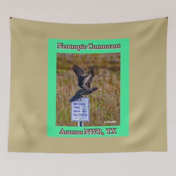 Item preview, Give Someone You Love The Bird: Neotropic Cormorant, Aransas NWR, Texas designed and sold by MoreEZUSA-Here.