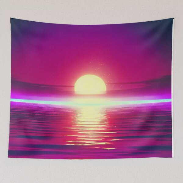 Item preview, Sunset Over the Tranquil Water  designed and sold by The Digital Compass.