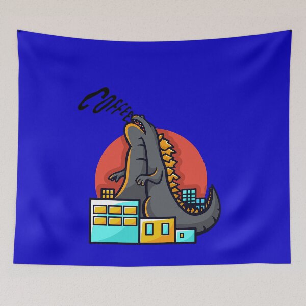 Item preview, Godzilla coffee art designed and sold by StarDan.
