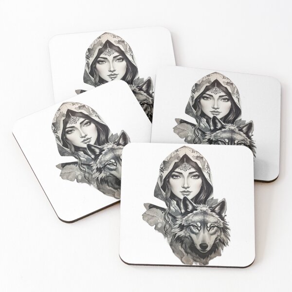 Item preview, Wolf and girl designed and sold by GFORCE_SHOP.