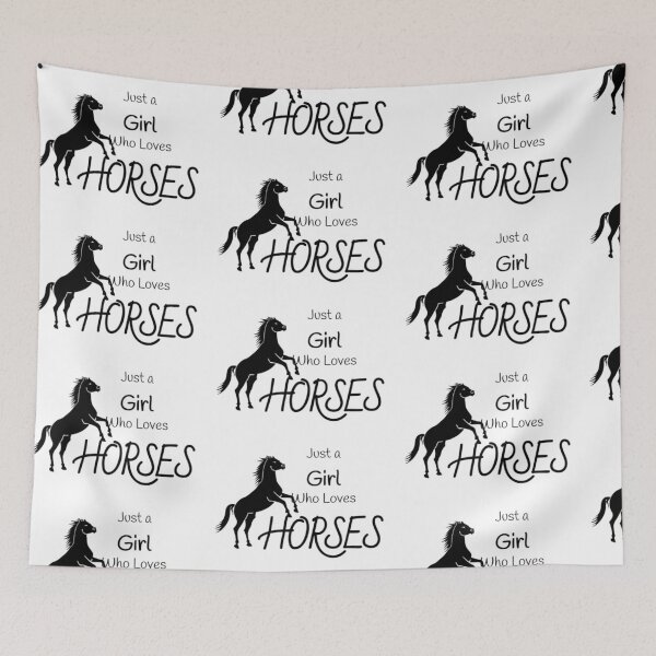 Item preview, Just a Girl that Loves Horses designed and sold by MissLadyGraves.