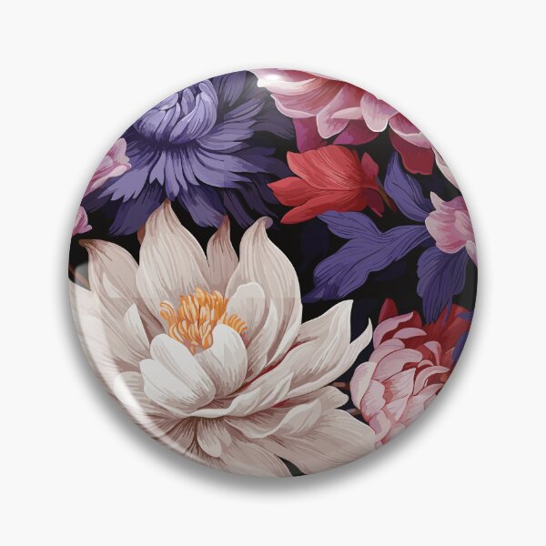 Item preview, Realistic Colorful Blooming Flowers - Floral Pattern designed and sold by Just-Flowers.