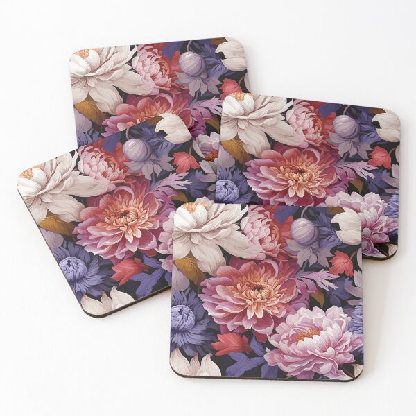 Item preview, Realistic Colorful Blooming Flowers - Floral Pattern designed and sold by Just-Flowers.