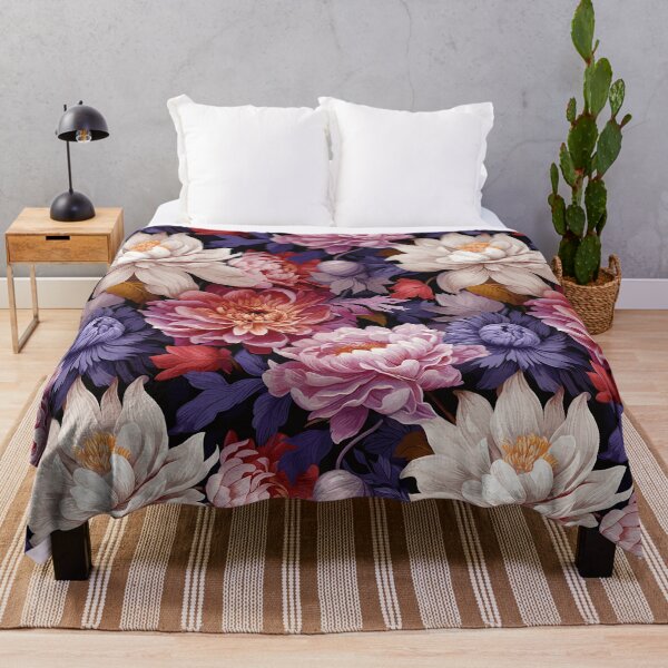 Item preview, Realistic Colorful Blooming Flowers - Floral Pattern designed and sold by Just-Flowers.