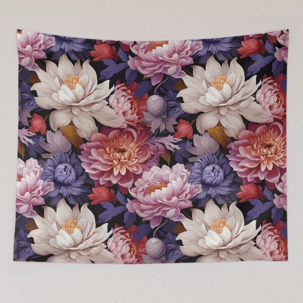 Item preview, Realistic Colorful Blooming Flowers - Floral Pattern designed and sold by Just-Flowers.