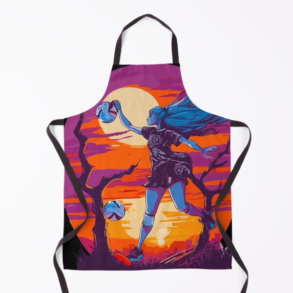 Item preview, Girl Playing Volleyball in a Cemetery designed and sold by MB2PRo.