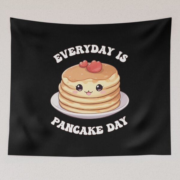 Item preview, Kawaii Cute Pancake - Everyday is Pancake Day designed and sold by Ridaelb.