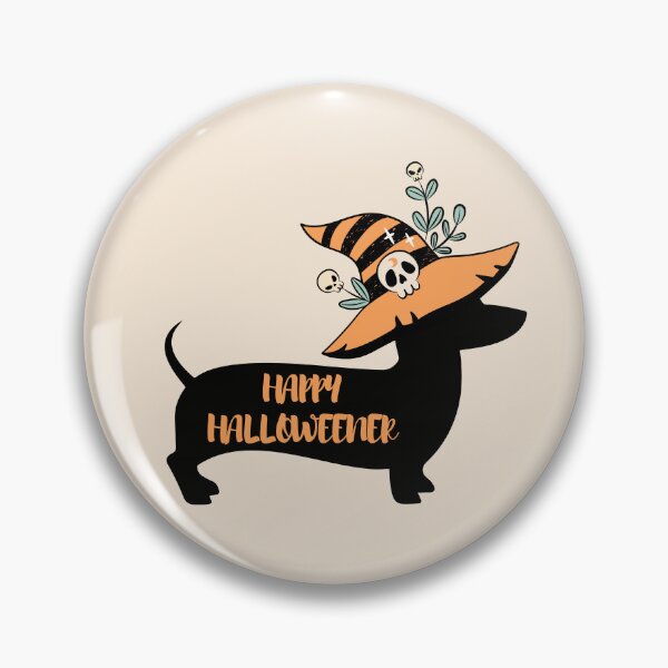 Item preview, Happy Halloweener Dachshund Dog designed and sold by CarleLS.