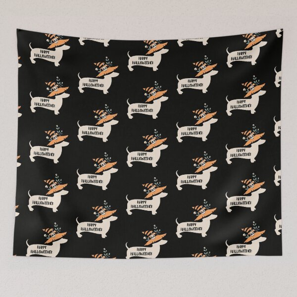 Item preview, Happy Halloweener Dachshund Dog designed and sold by CarleLS.