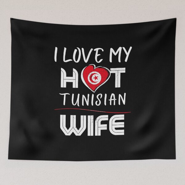 Item preview, I Love My Hot Tunisian Wife Tunis Husband designed and sold by Furahisha.