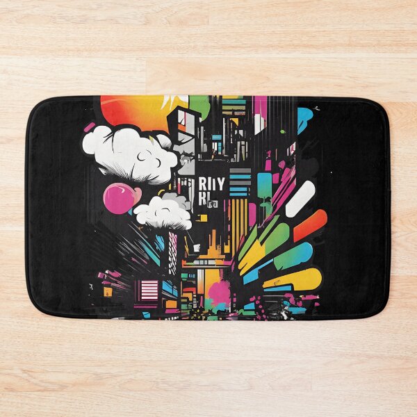 Item preview, Abstract Tokyo Downtown Color Rush designed and sold by Original-It-Tee.