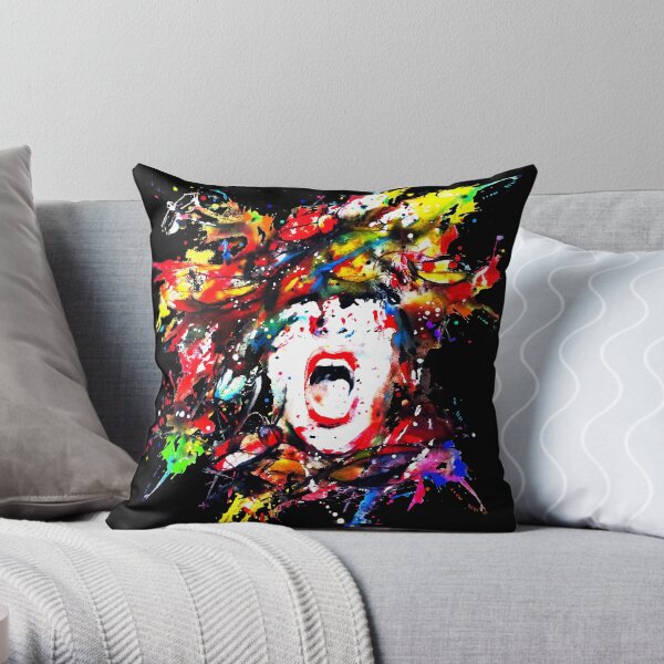 Bug free Mind Throw Pillow