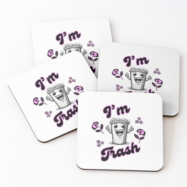 Item preview, I'm Trash cool cute funny design designed and sold by AfterSchoolSpec.
