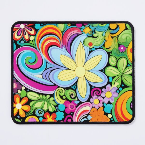 Item preview, Hippy Retro Art Floral Funky Flowers 60s 70s designed and sold by WA Designs.
