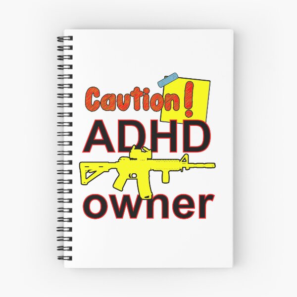 Item preview, Caution! ADHD AR15 M4 M16 Armalite Owner designed and sold by Everyday365.