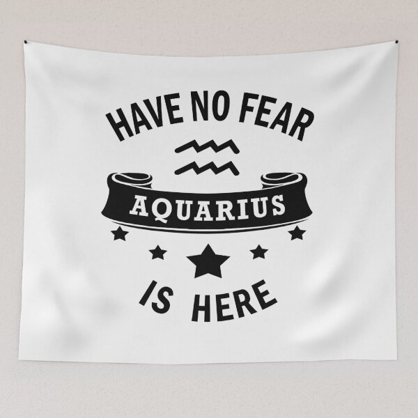 Item preview, Aquarius Zodiac No Fear Cool Funny designed and sold by smily-tees.