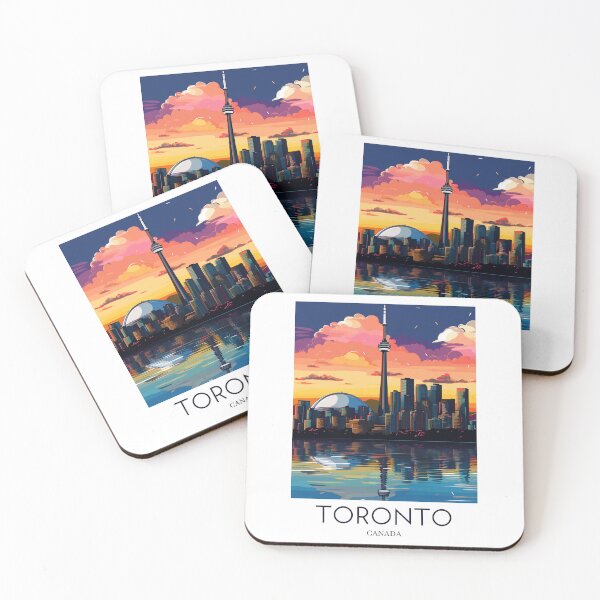 Item preview, A Pop Art Travel Print of Toronto - Canada  designed and sold by StudioRedKoala.