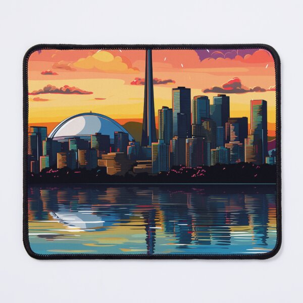 Item preview, A Pop Art Travel Print of Toronto - Canada designed and sold by StudioRedKoala.