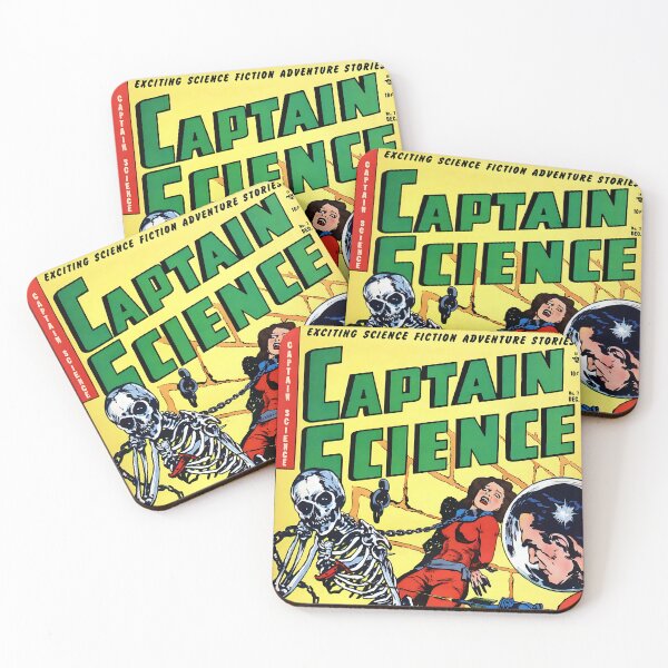 Item preview, Captain Science Issue 7 Dec 1951 | Vintage Comic Book Cover designed and sold by ArchimedesPrime.