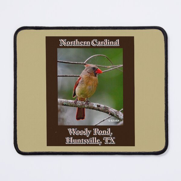 Item preview, For The Bird Lover In You: Northern Cardinal, Woody Pond, Huntsville, Texas designed and sold by MoreEZUSA-Here.