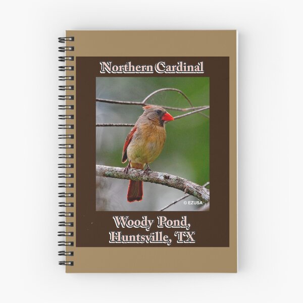 Item preview, For The Bird Lover In You: Northern Cardinal, Woody Pond, Huntsville, Texas designed and sold by MoreEZUSA-Here.