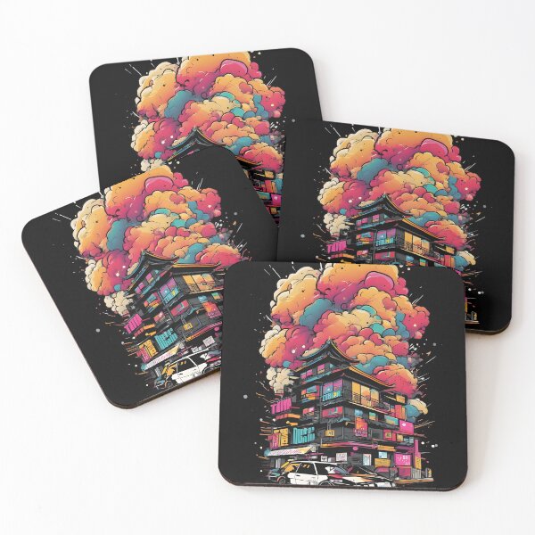 Item preview, Tokyo Buildings Color Cloud Abstract Design designed and sold by Original-It-Tee.