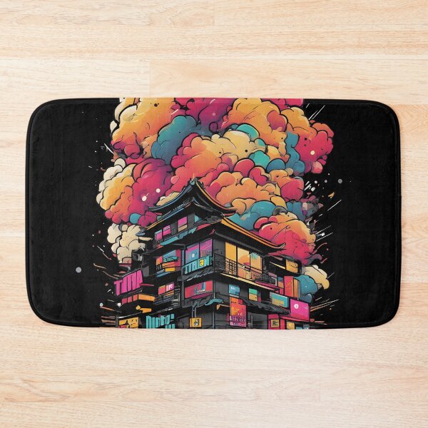 Item preview, Tokyo Buildings Color Cloud Abstract Design designed and sold by Original-It-Tee.
