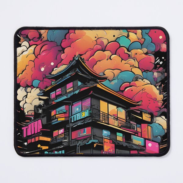 Item preview, Tokyo Buildings Color Cloud Abstract Design designed and sold by Original-It-Tee.