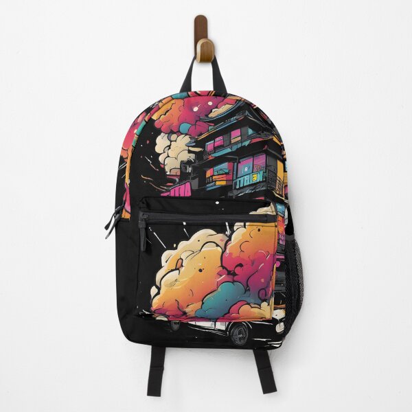 Item preview, Tokyo Buildings Color Cloud Abstract Design designed and sold by Original-It-Tee.