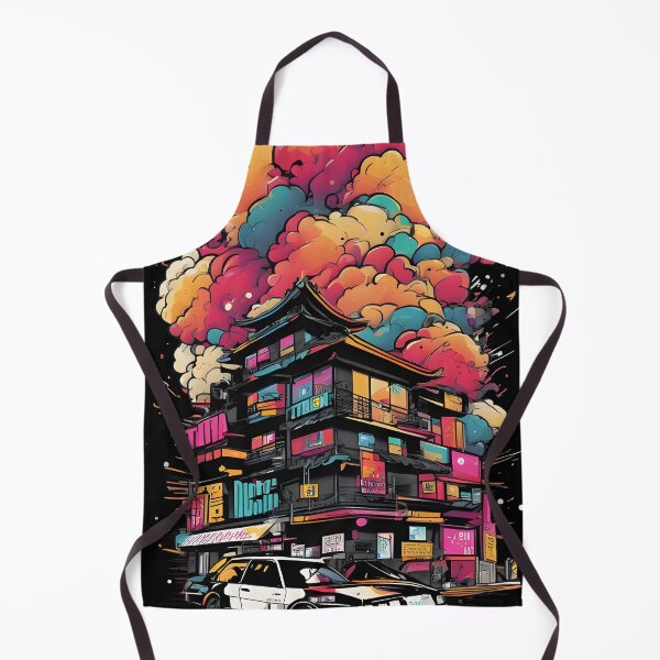 Item preview, Tokyo Buildings Color Cloud Abstract Design designed and sold by Original-It-Tee.