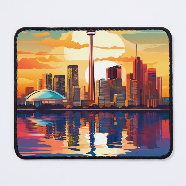 Item preview, A Pop Art Travel Print of Toronto - Canada designed and sold by StudioRedKoala.
