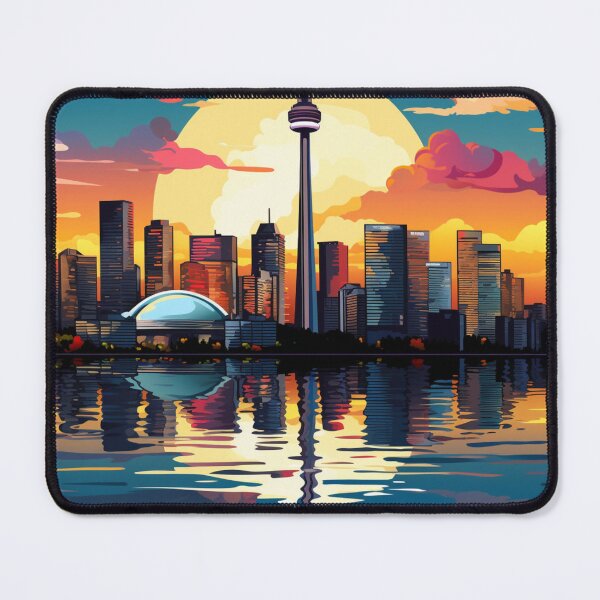Item preview, A Pop Art Travel Print of Toronto - Canada designed and sold by StudioRedKoala.