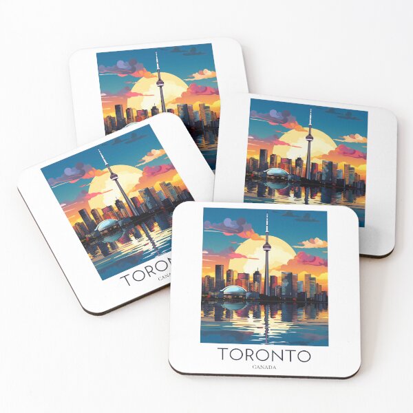 Item preview, A Pop Art Travel Print of Toronto - Canada  designed and sold by StudioRedKoala.