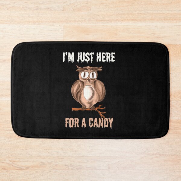Item preview, Halloween owl, Im just here for a candy no 16 designed and sold by mon-artist.