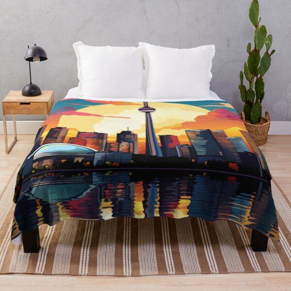 Item preview, A Pop Art Travel Print of Toronto - Canada designed and sold by StudioRedKoala.