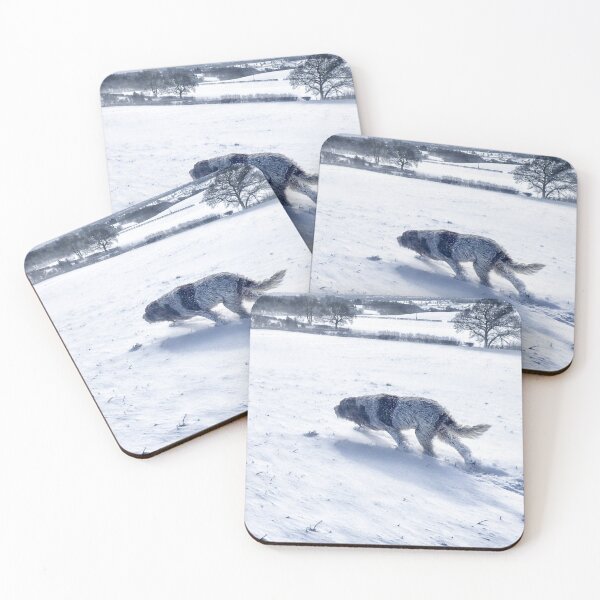 Item preview, Snow blizzard Spinone  designed and sold by FOLK ART FUSION by heidiannemorris.