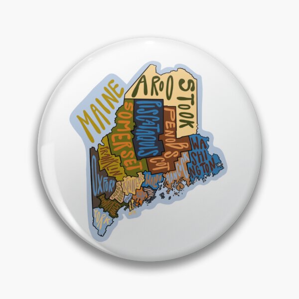 Item preview, Maine designed and sold by StuckOnEm.