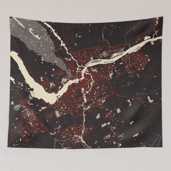 Item preview, Ottawa City Map of Canada - Vector designed and sold by deMAP.