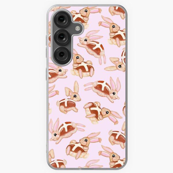 Hot Cross Bunnies | Pink Samsung Galaxy Soft Case