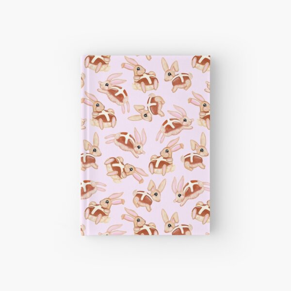 Hot Cross Bunnies | Pink Hardcover Journal