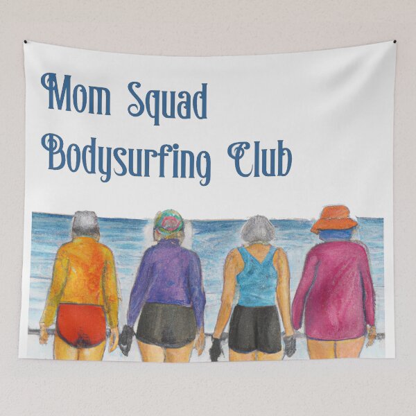 Item preview, Mom Squad Bodysurfing Club designed and sold by AntiCellPhone.