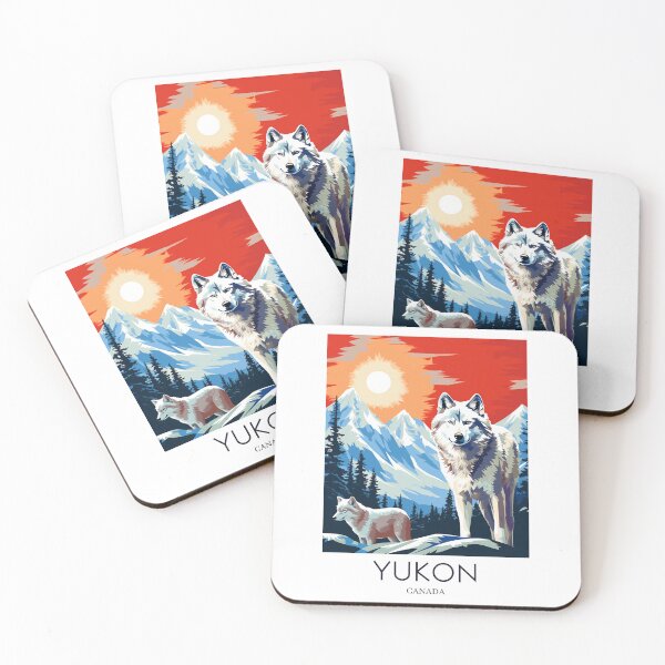 Item preview, A Pop Art Travel Print of Yukon - Canada  designed and sold by StudioRedKoala.