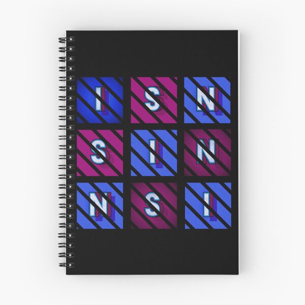 Item preview, Sin - white letters in blue and red boxes, diagonal striped frame designed and sold by SplashTastic.