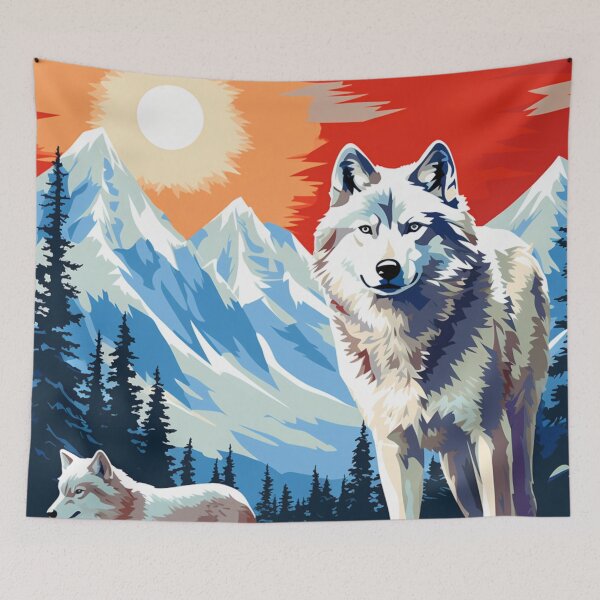 Item preview, A Pop Art Travel Print of Yukon - Canada  designed and sold by StudioRedKoala.