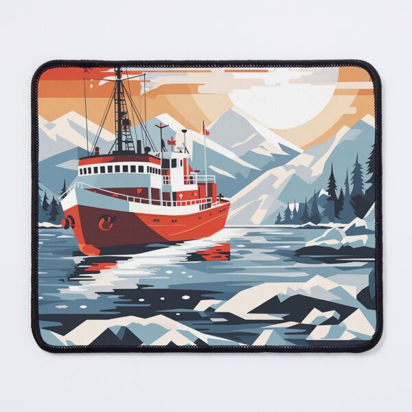 Item preview, A Pop Art Travel Print of Hudson Bay - Canada designed and sold by StudioRedKoala.