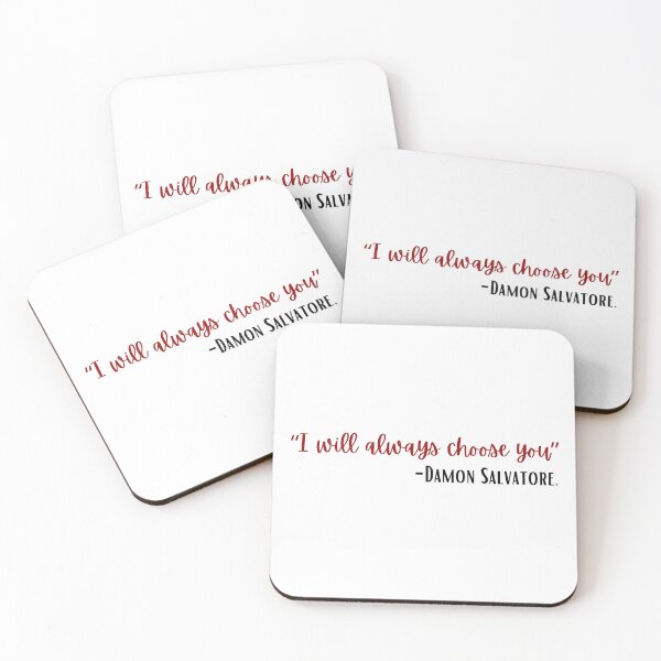 Item preview,  A Damon Salvatore Quote - Sticker designed and sold by Nirvana Ríos.