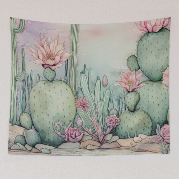 Item preview, Pastel Cacti designed and sold by HappyLifeCreate.