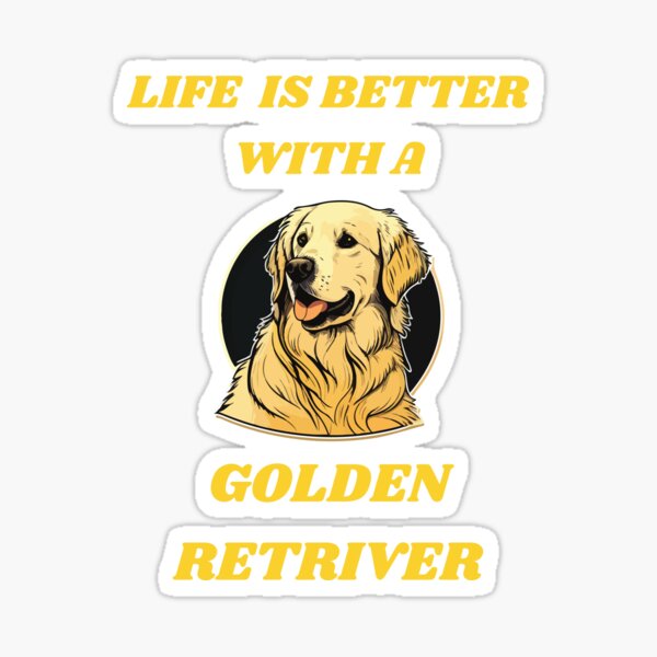 Item preview, Mit Golden Retriever ist das Leben besser designed and sold by Golden-Heaven.